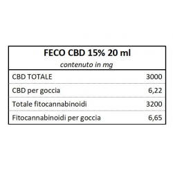 FECO CBD 15% 20 ML